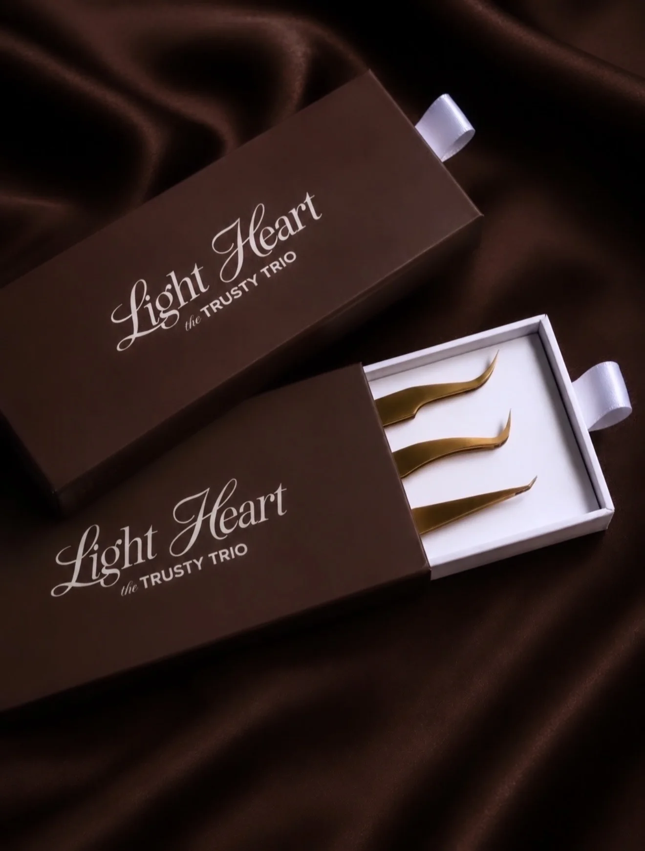 Trusty Trio Tweezers | Light Heart Lash